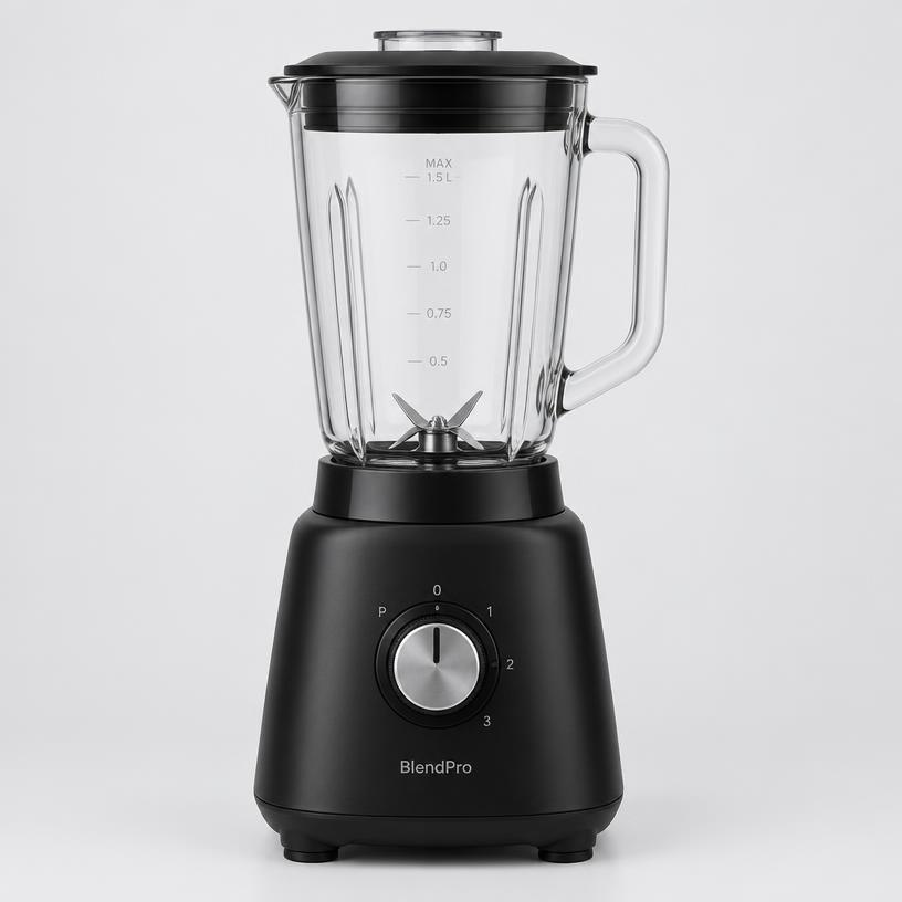 1.5L Glass Jar Blender 600W