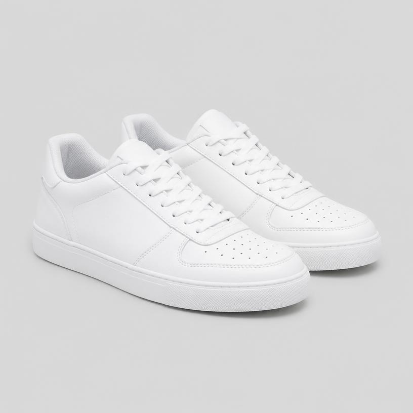 Classic White Leather Sneakers